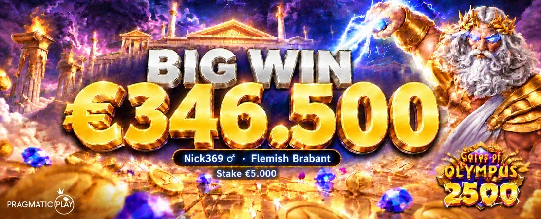 ⚡ €346,500 big win on Gates of Olympus 2500 🤑