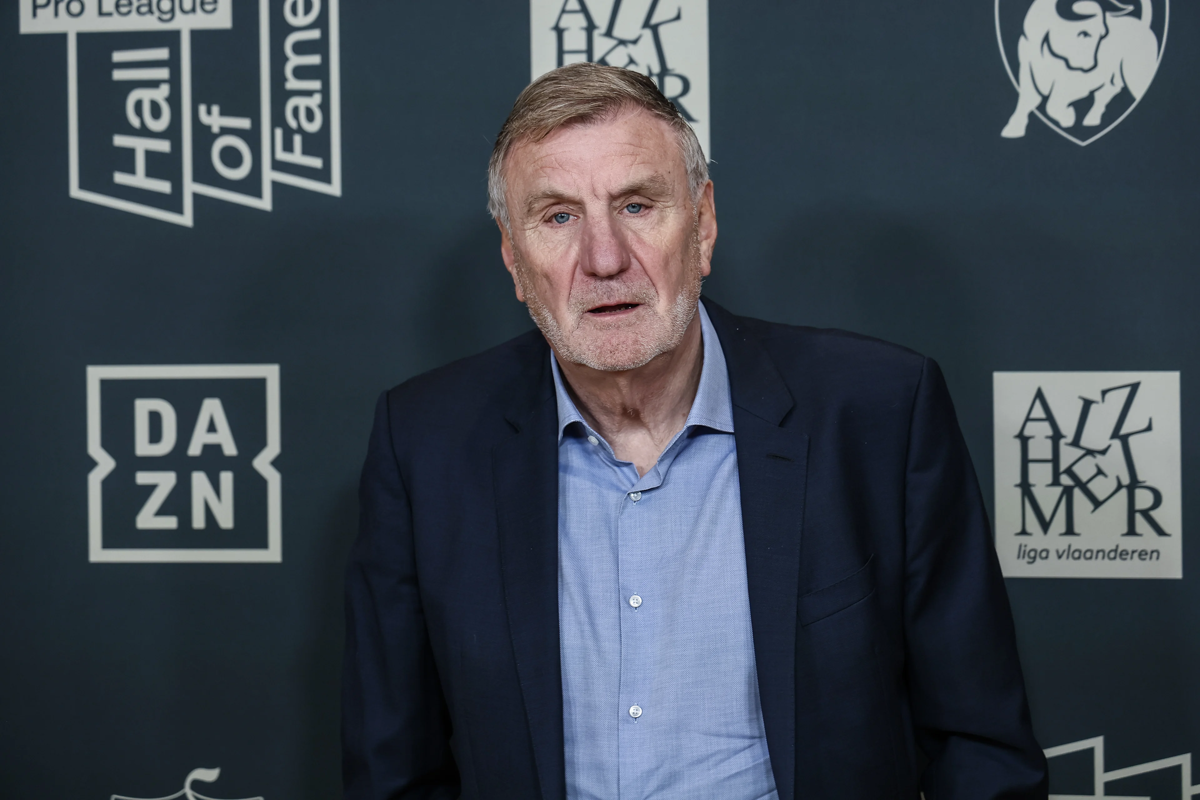 Jan Ceulemans pictured on the red carpet at the arrival for the Pro League Hall of Fame evening ceremony, Monday 04 November 2024 in Bozar museum in Brussels. The Pro League will unveil the ten legends who will be inducted into its Hall of Fame. BELGA PHOTO BRUNO FAHY