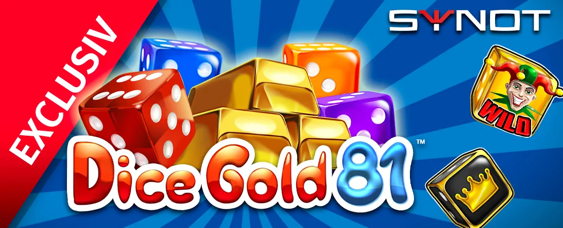 🎲 Exclusiv la Starcasino! Dice Gold 81 de Synot!