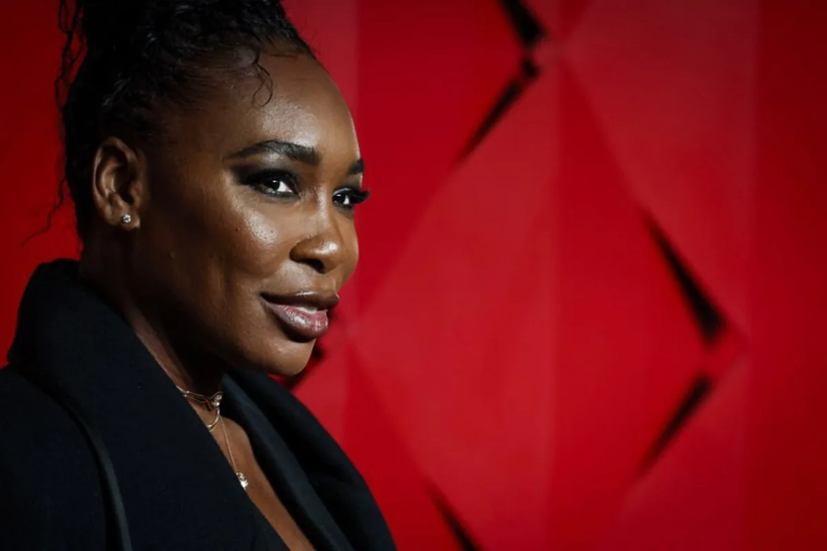 US tennis player Venus Williams poses on the red carpet upon arrival at The 2024 Fashion Awards at the Royal Albert Hall in London on December 2, 2024.  BENJAMIN CREMEL / AFP