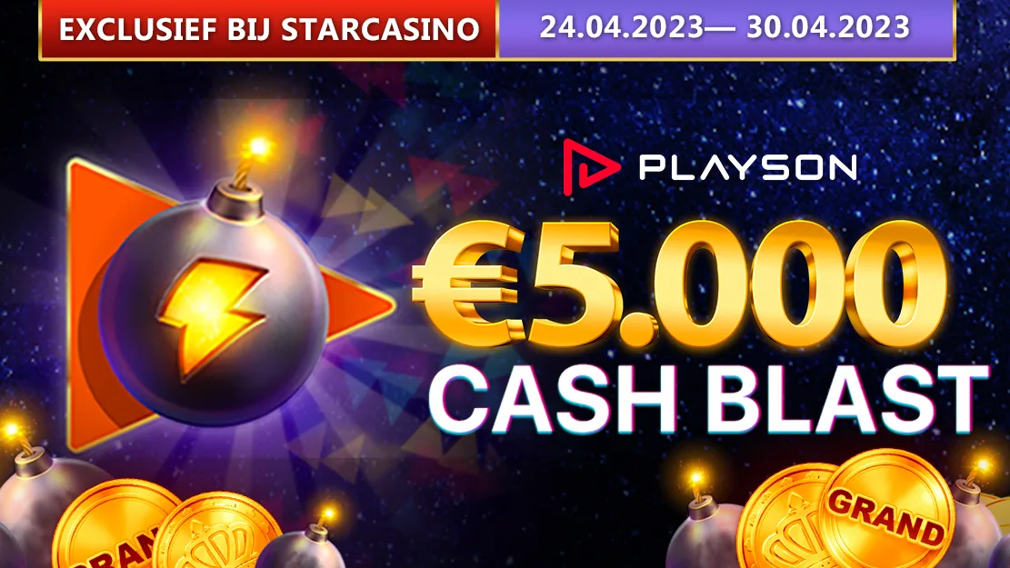 💣 €5.000 Cash Blast - Alleen op Starcasino.be
