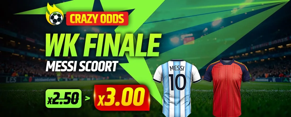 🔥 Crazy Odds: Messi scoort in de WK-finale 