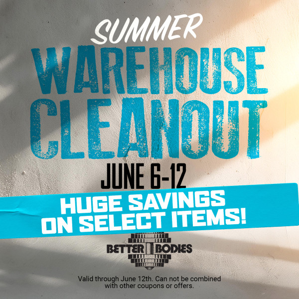 Warehouse clean out starts June 6th