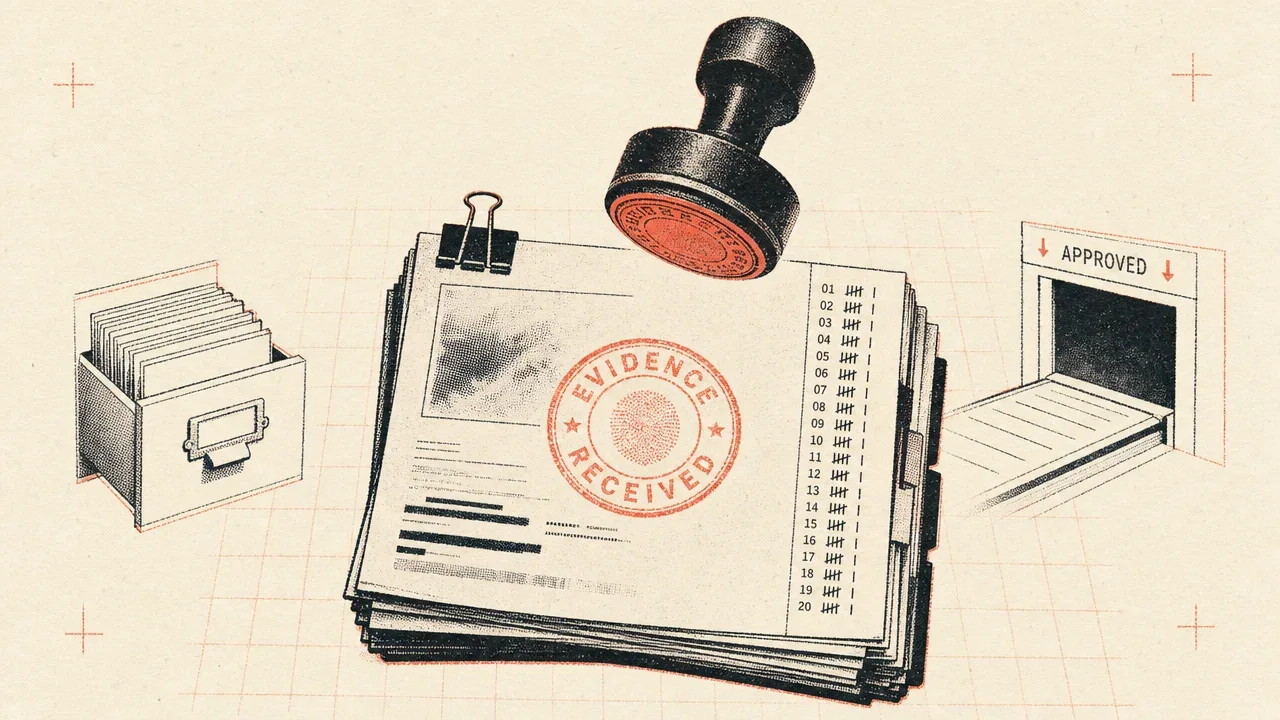 Evidence stamp