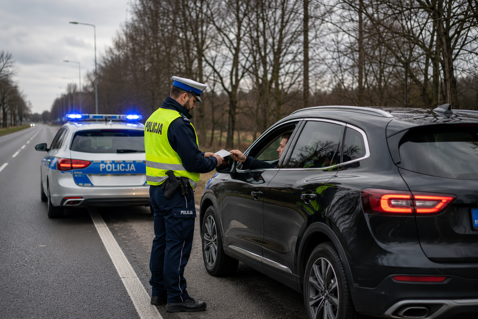 Policjant i kontrola dogowa