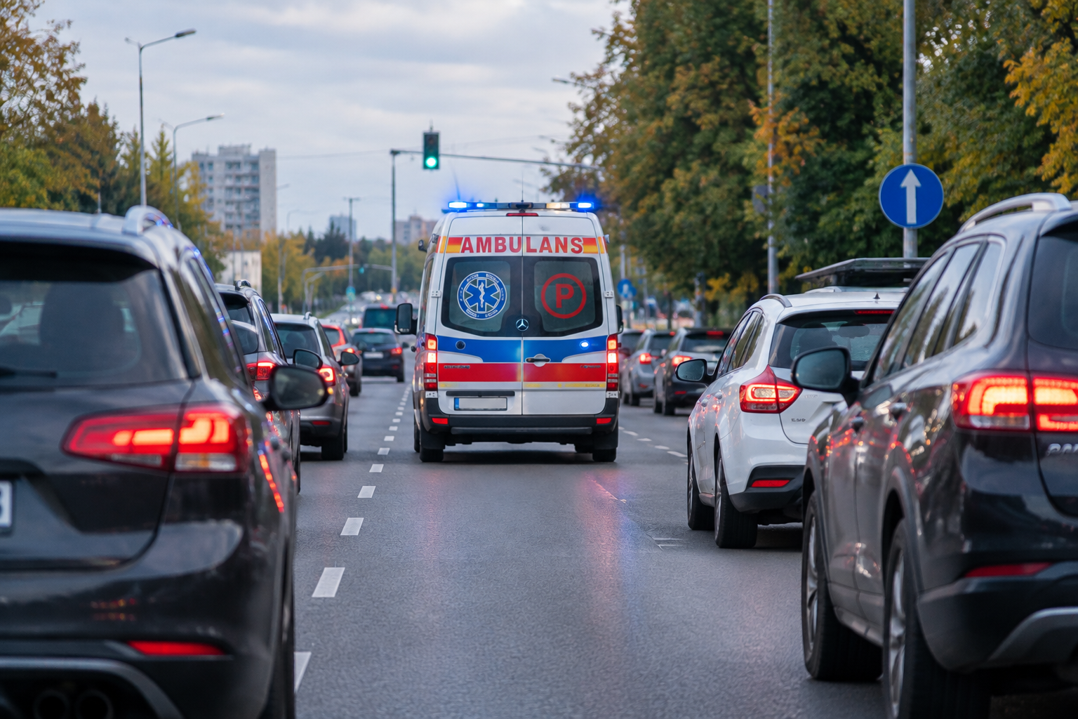 Korytarz życia i ambulans