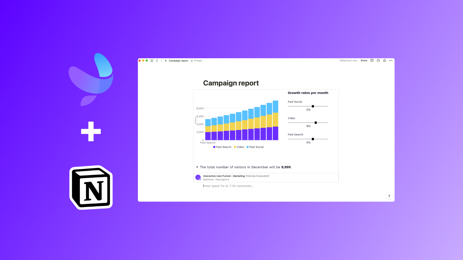 How to create charts from your Notion database