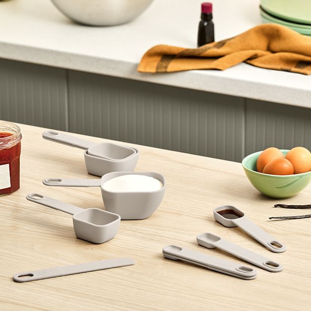 bella® 9-Piece Nested Measuring Cups and Spoons Set with Leveler ...