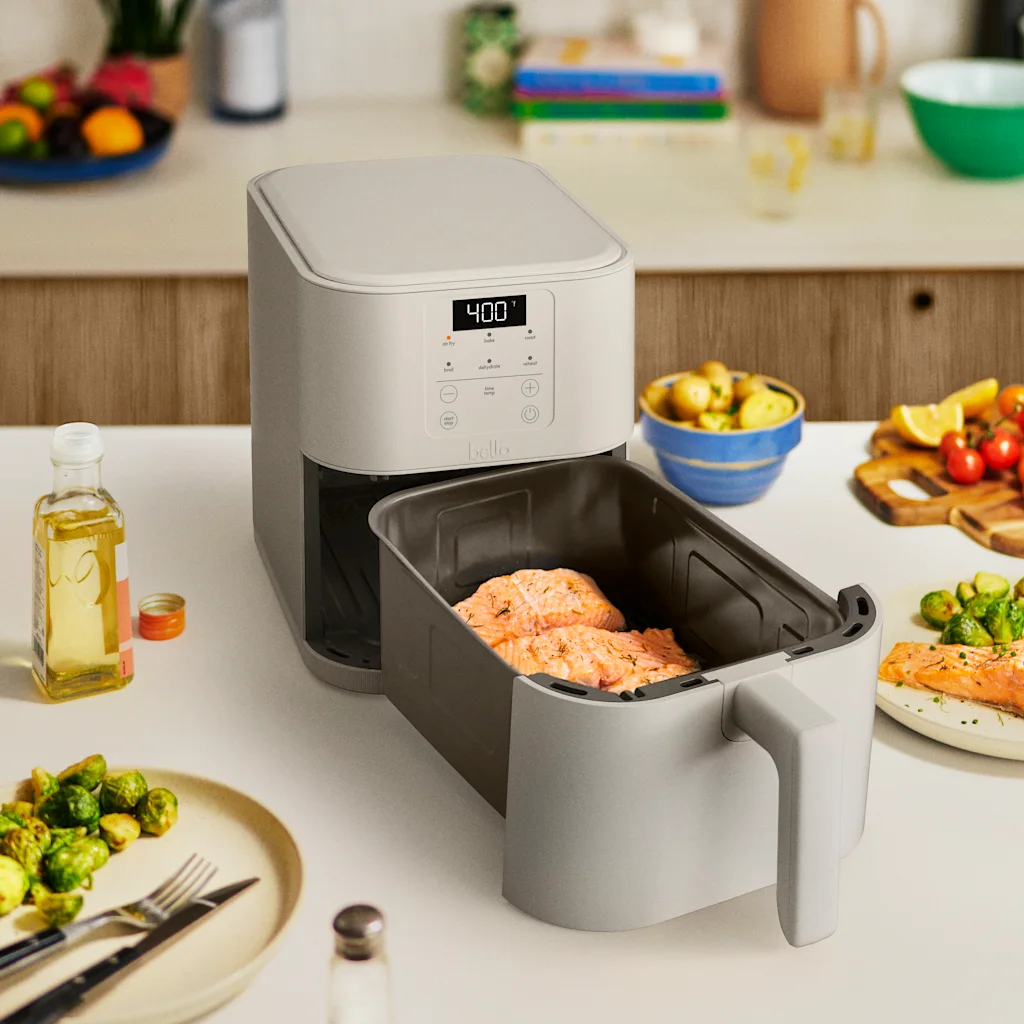 bella PRO - 4.2-qt. Touchscreen Air Fryer - Stainless Steel De beste aanbiedingen en prijsgeschiedenis op | Honey bella PRO - 4.2-qt. Touchscreen Air Fryer - Stainless Steel De beste aanbiedingen en prijsgeschiedenis op | Honey