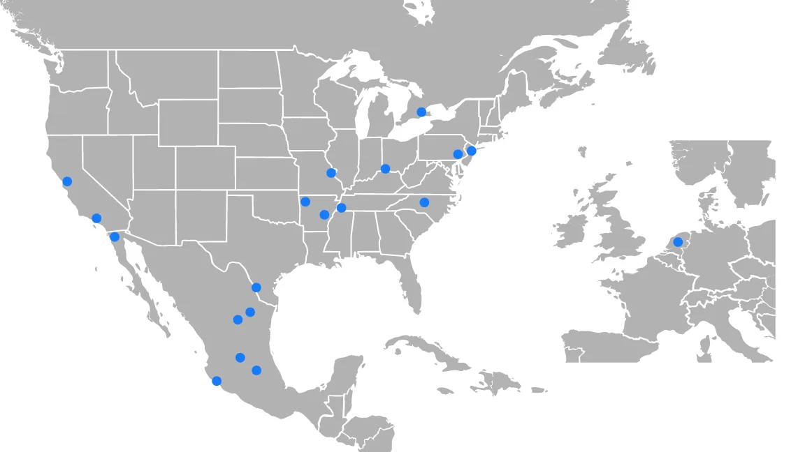 Locations Map