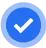 Blue checkmark