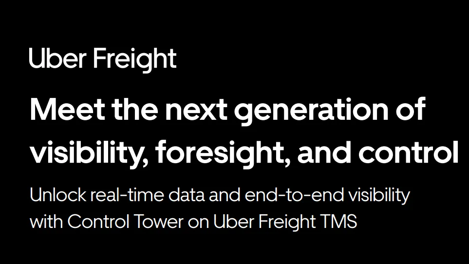 Uber Freight’s Control Tower PDF