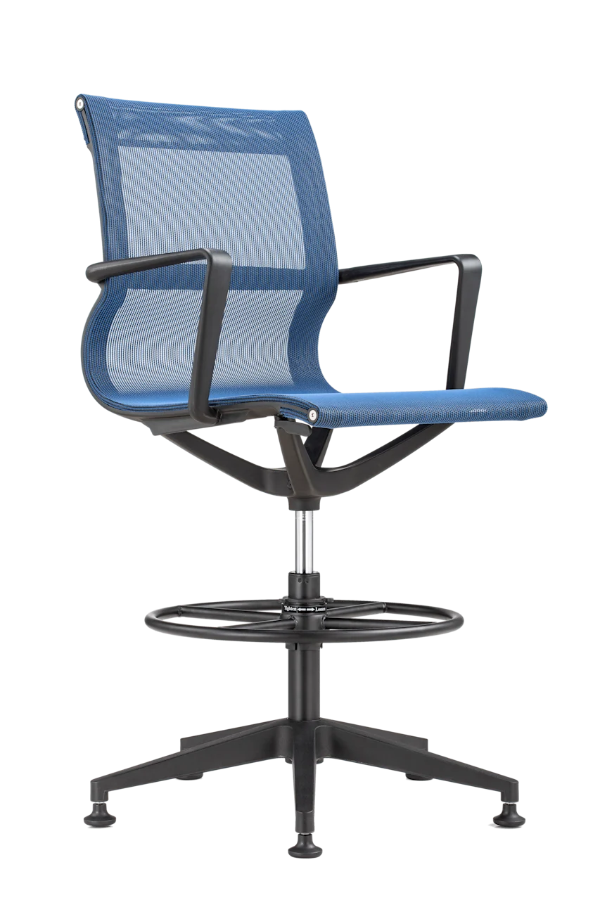 【KITH】アルテックChair63 Kinetic Stool Black Frame Designer Spider Mesh Colors | Eurotech
