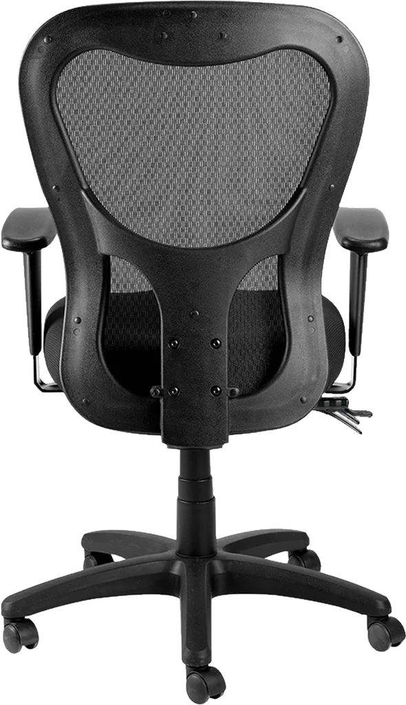 Apollo Office Chair, 4D Armrests, 2D Headrest, Adjustable Lumbar Support  and Seat Sliding, High Back Mesh Chair, Nylon Back Frame with Cloth Hanger