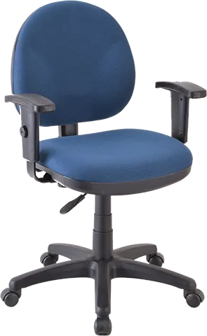 Blue revolving online chair