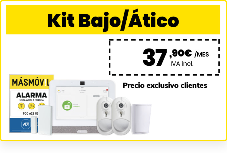 MASMOVIL - CARACTERISTICA ITEM - ALARMAS - Kit Bajo/Ático