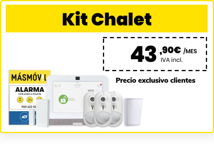 MASMOVIL - CARACTERISTICA ITEM - ALARMAS - Kit Chalet