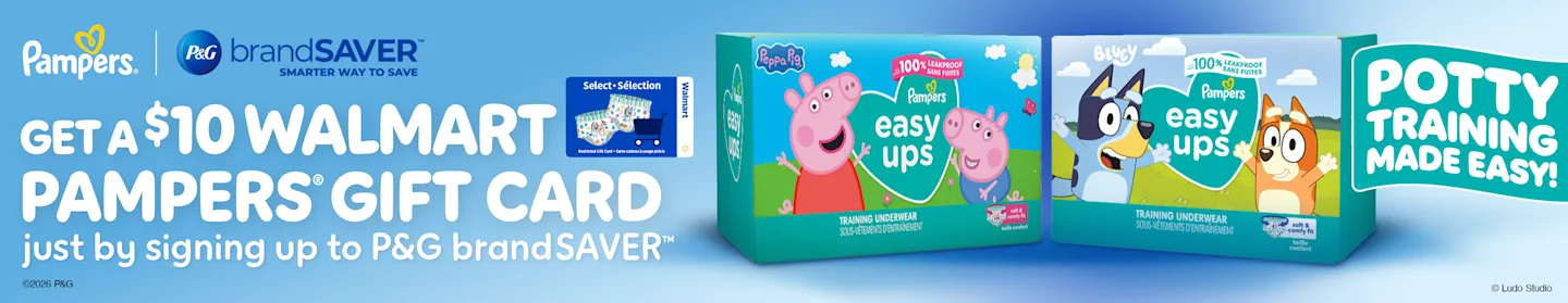 Pampers Walmart  Gift Card