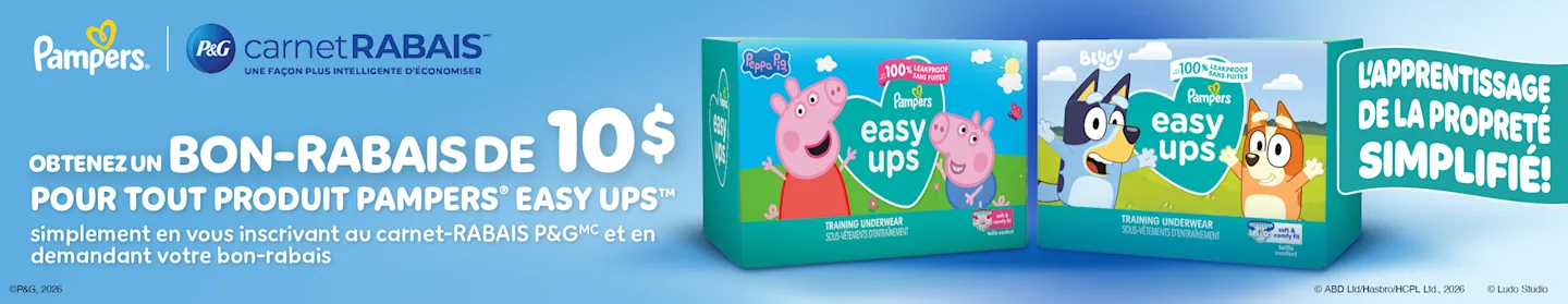 Bon-rabais Pampers Easy Ups