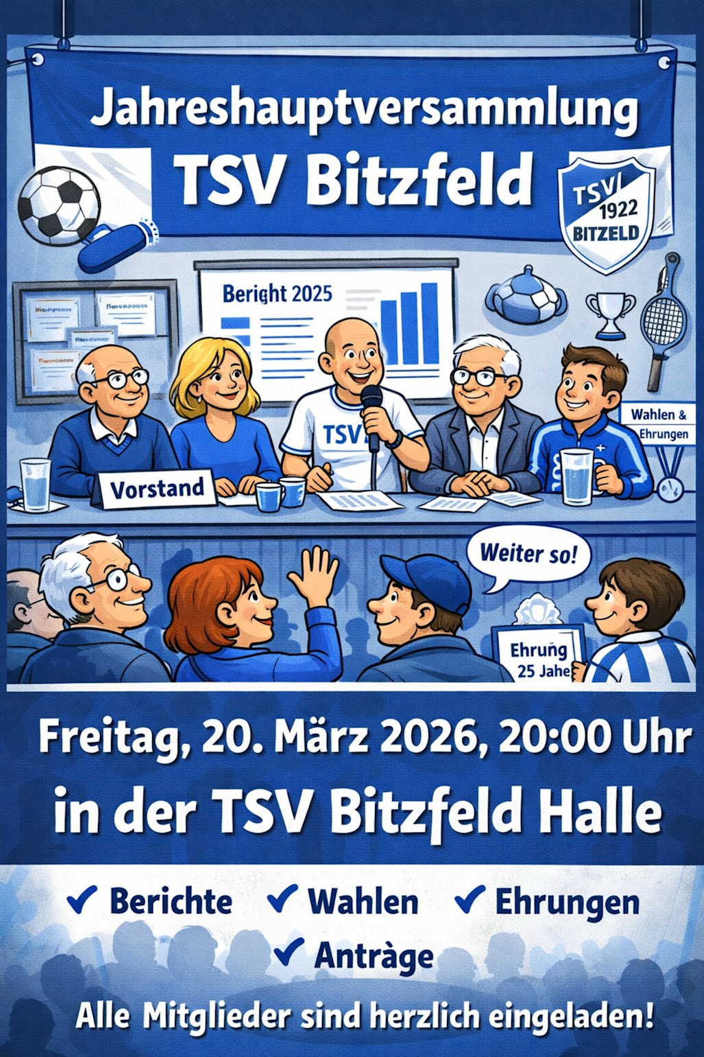 TSV Bitzfeld Jahreshauptversammlung 2026