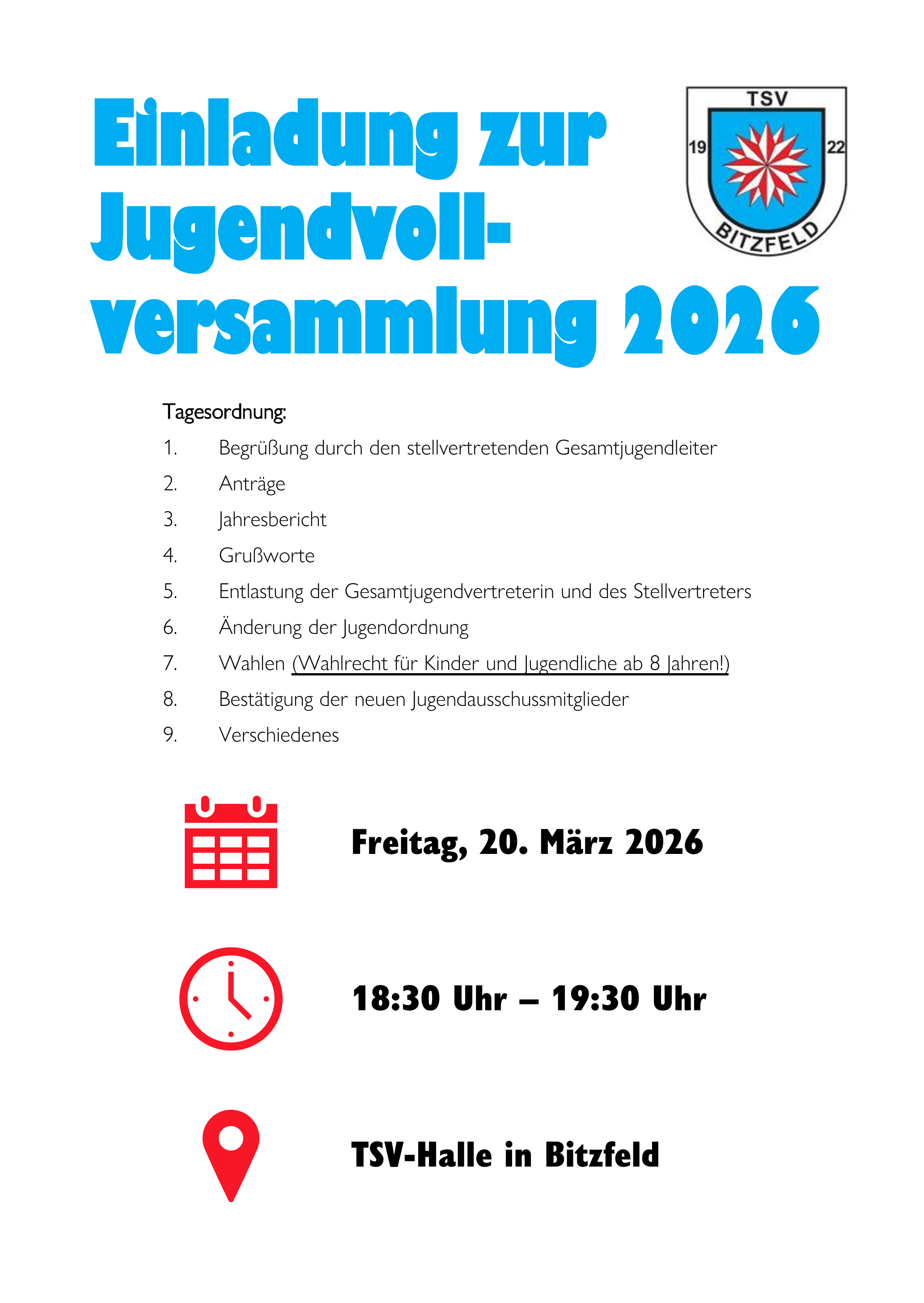 Jugendvollversammlung 2026