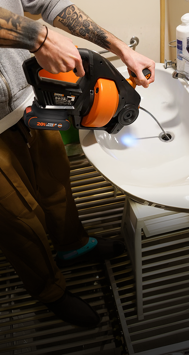 20V 25ft. Cordless Drain Auger (WX891L) | WORX