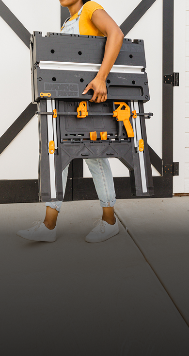 Pegasus Folding Work Table & Sawhorse - WX051 | WORX