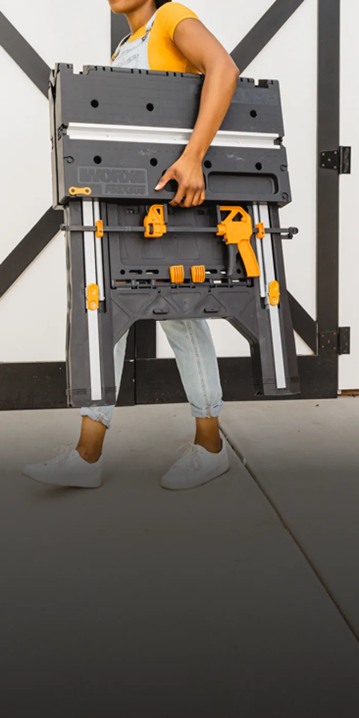 Pegasus Folding Work Table & Sawhorse - WX051 | WORX Pegasus Folding Work Table & Sawhorse - WX051 | WORX
