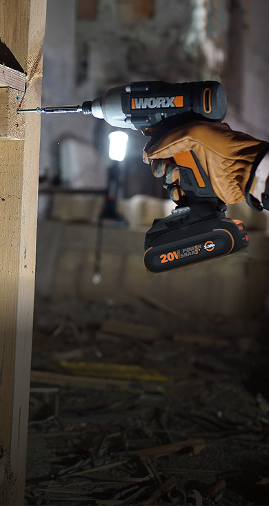 【レア】フォルクル DNX 6 Attiva Power Bridge ドイツ 20V Cordless Impact Driver (Tool Only) | WORX