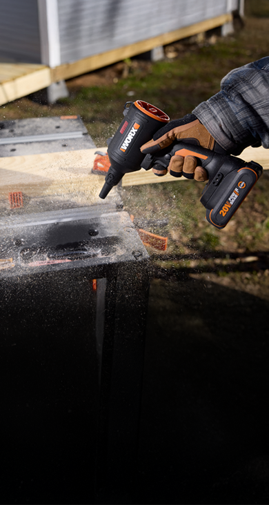 【DEVEREUX】MANIC ドットエアーWRブルゾン／BLACK／M 20 V 39 CFM 470 MPH brushless dust blower / inflator | Worx