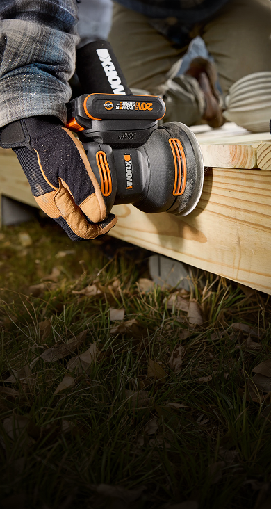 20V Brushless Cordless Rotary Sander - Tool Only | Worx