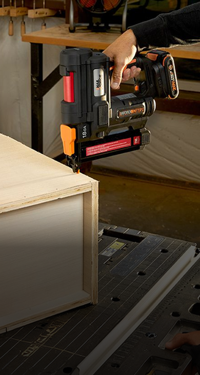 WORXNITRO 20V 18GA Narrow Crown Stapler