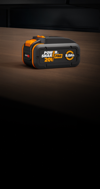 8.0Ah Battery | 20V Power Share PRO Lithium-Ion | WORX