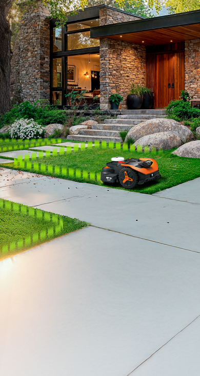 Landroid Vision Cloud 1⁄4 Acre Robotic Lawn Mower | Worx