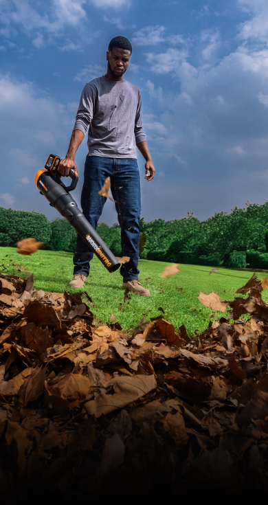40V 530 CFM 180 MPH brushless QuietTech leaf blower | Worx
