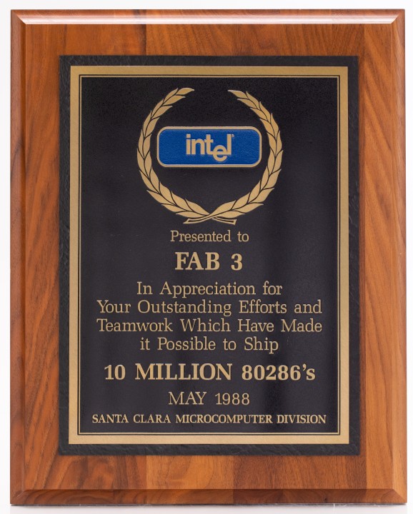 Intel introduced the 286 in 1982, but demand skyrocketed after IBM launched the PC AT in 1984 and countless other companies turned to Intel for the processors to make their IBM clones. By 1988, Intel had shipped its 10-millionth unit. 