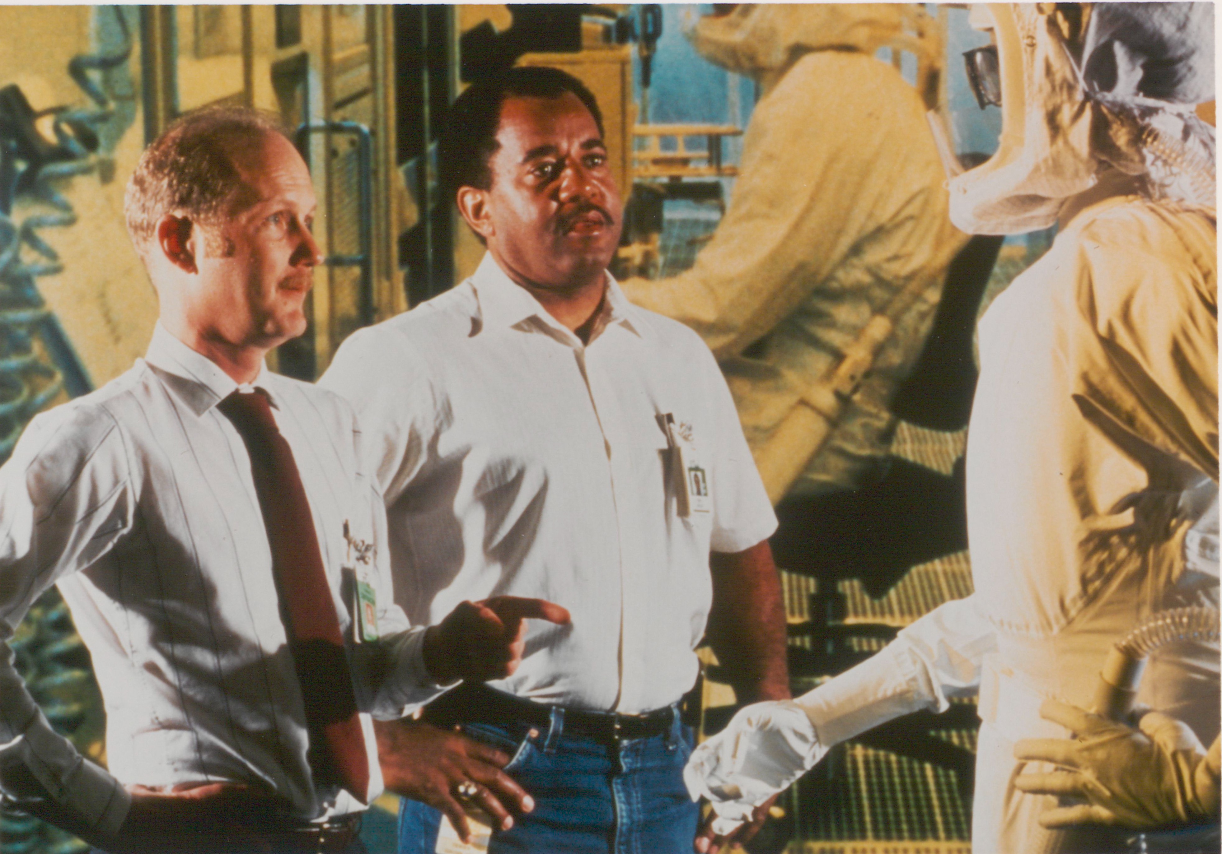 As was so often the case, Bunny Suits were a big draw at the new installation. 