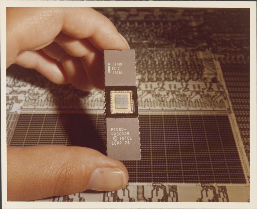 The 8748 was the first device in the series to become available. Because it used electrically programmable memory instead of factory-programmed read-only memory, there was a sense that "it put … Intel's best technology forward."  