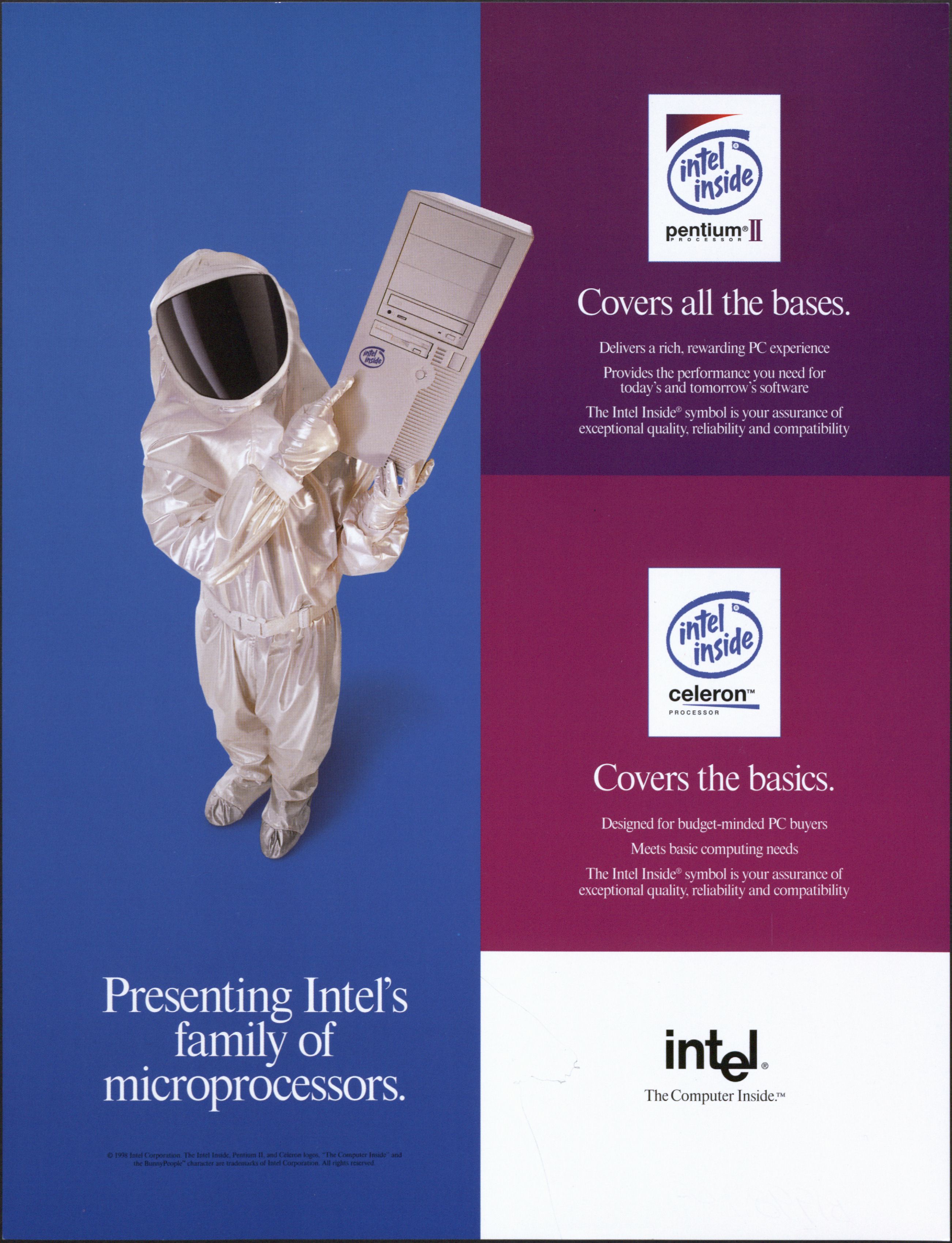 In explaining the Celeron, Intel again showed its knack for communicating technical information about processors in clear, accessible terms. 