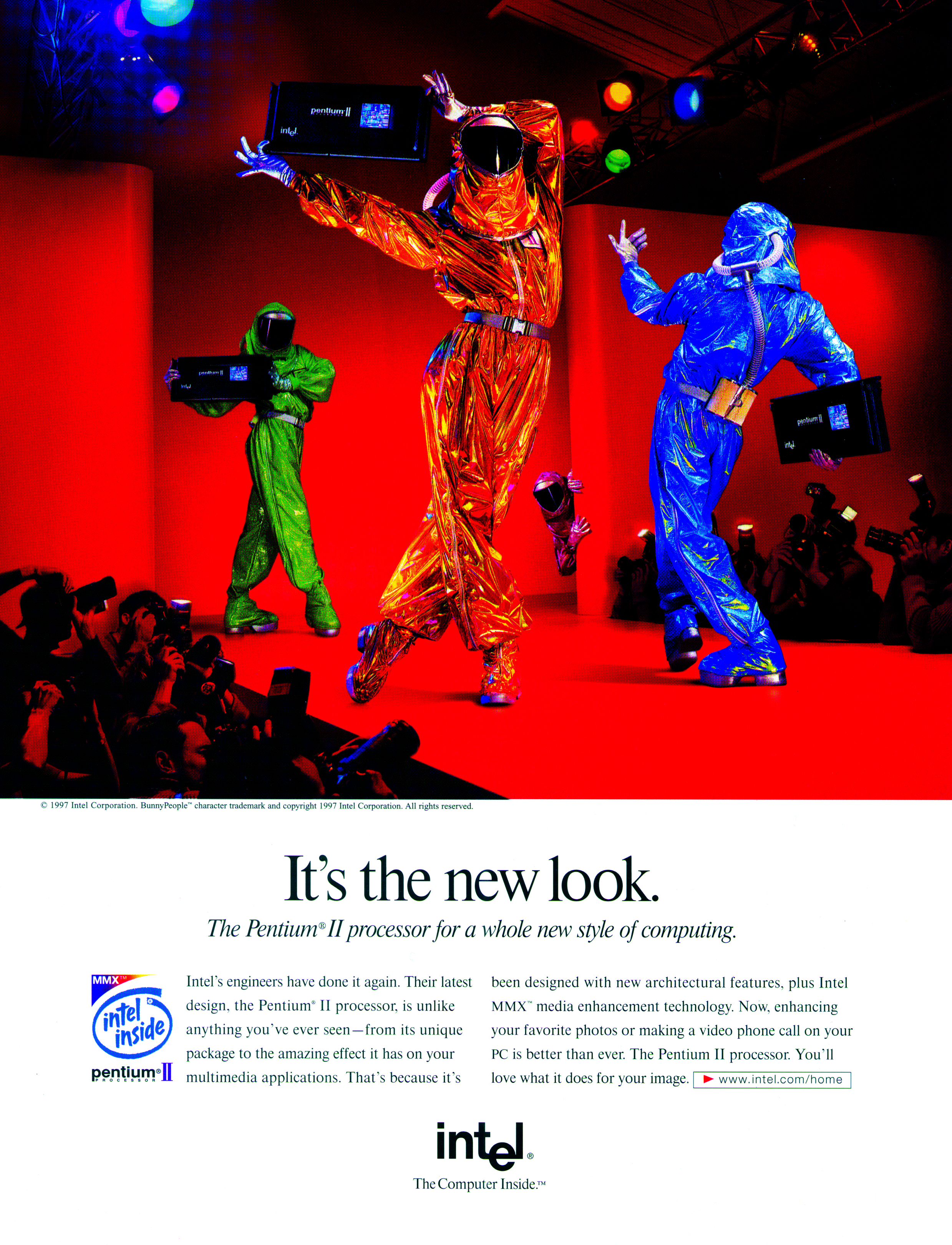 "The fab worker is an incredibly good representation of what we do — they embody technology ... and really are the essence of Intel in a lot of ways," said Dennis Carter, former Intel marketing director, on the concept behind the Bunny People.