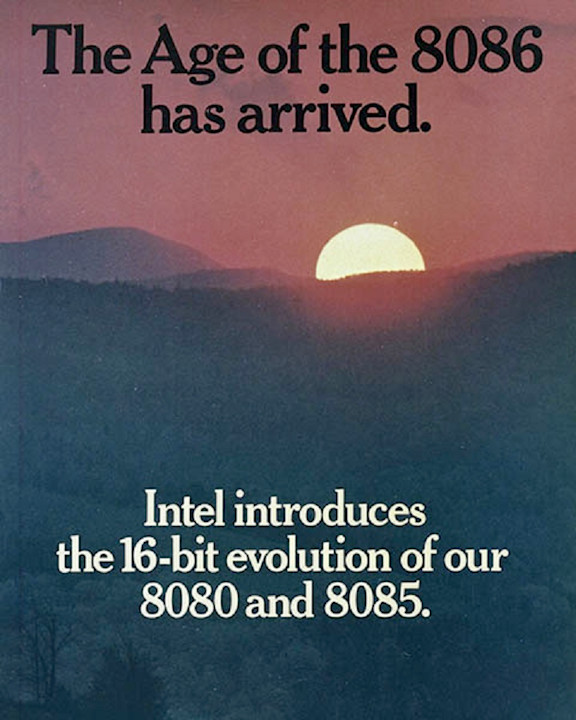 Intel had initially promoted the 8086 with a standard set of print advertisements emphasizing the processor's improvements over its predecessors. Those ads could garner attention, but didn't necessarily convey why newer was better. 