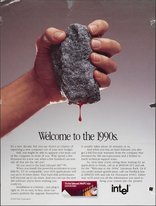 Explore Intel’s history- Welcome to the 1990s
