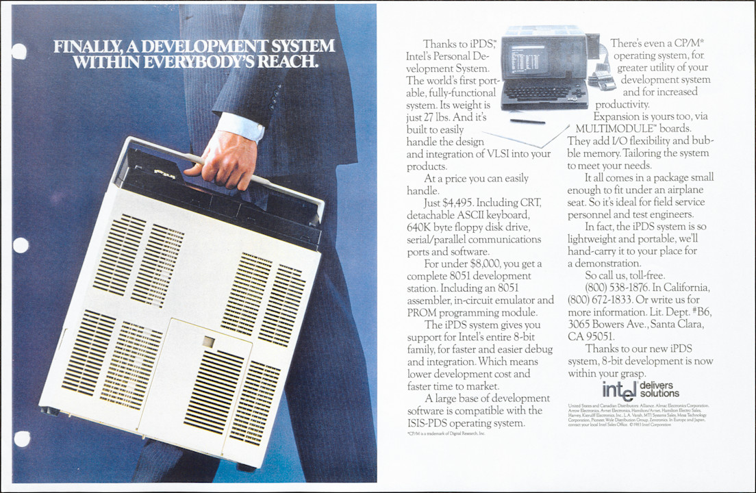 Explore Intel’s history- The Intel Portable Computer