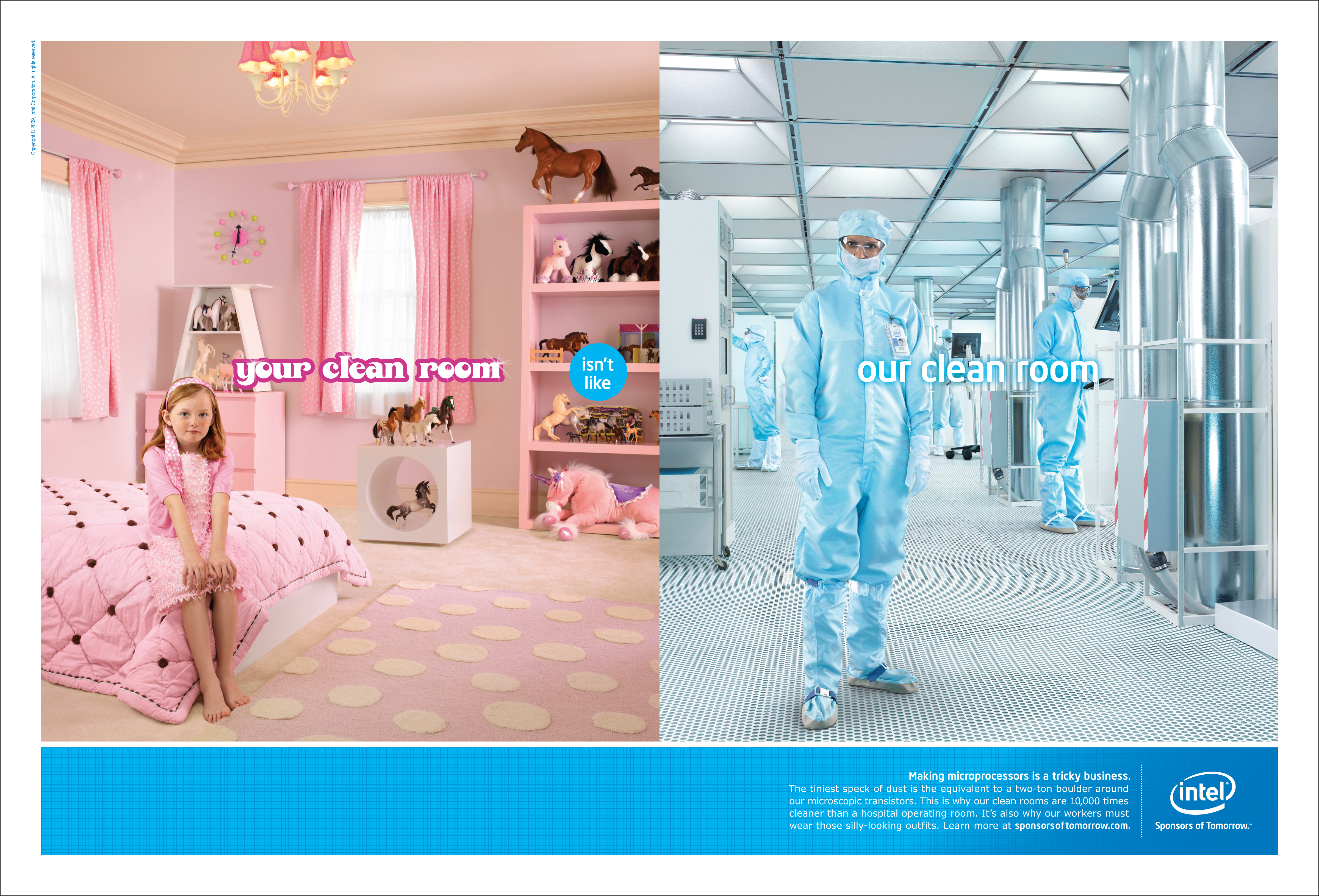 No Intel campaign would be complete without a bunny suit. 