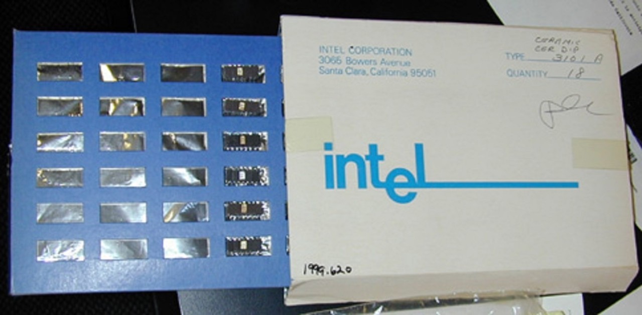 The 1101 was packaged with tinfoil to protect against static charge.