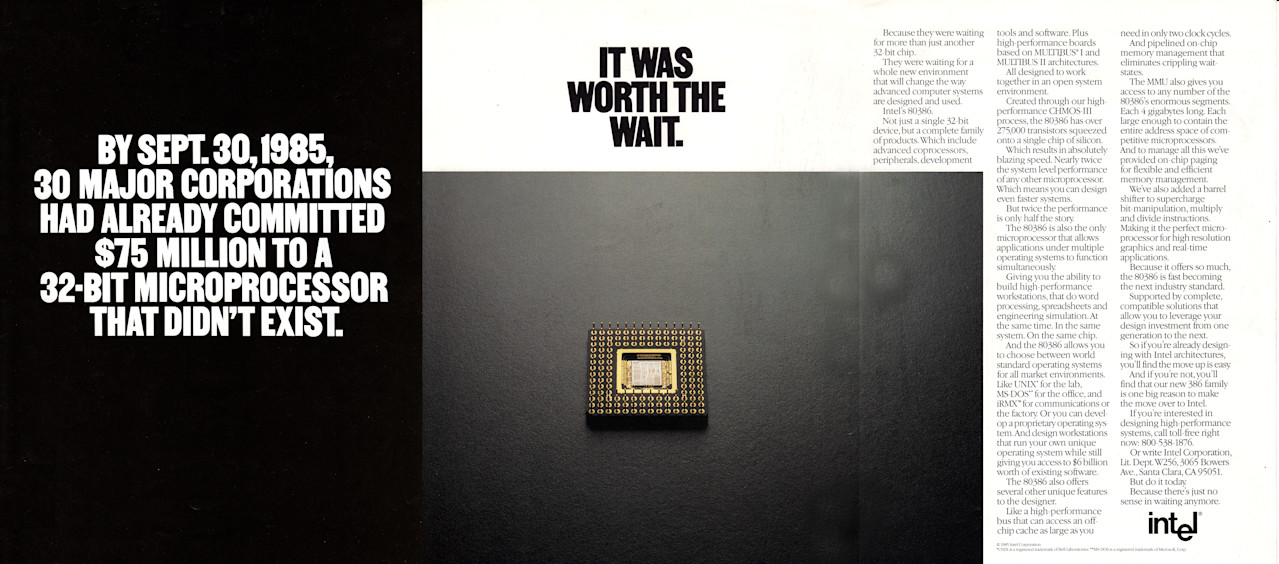 Explore Intel’s history- Raising the Bar with the 386