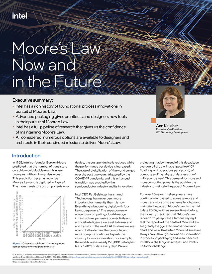 Moore’s Law Keeps Inspiring