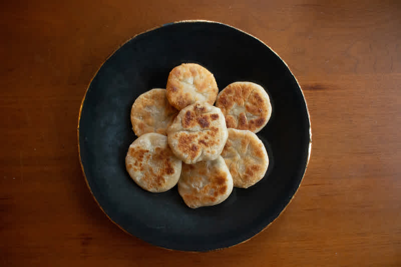 Fried Ground Beef Pancakes