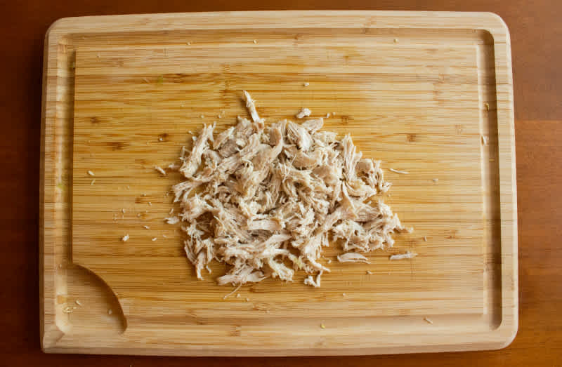 Shredded chicken