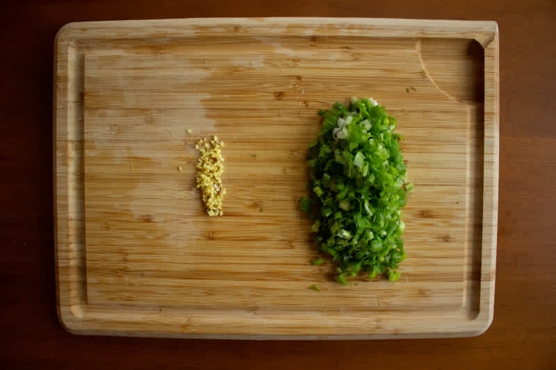 Ginger and green onion